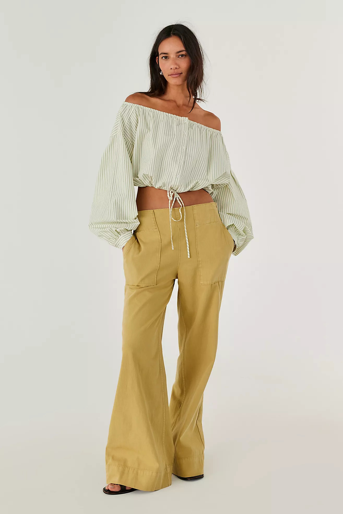 We The Free Breezy Denim Pull-On Jeans | Free People (Global - UK&FR Excluded)