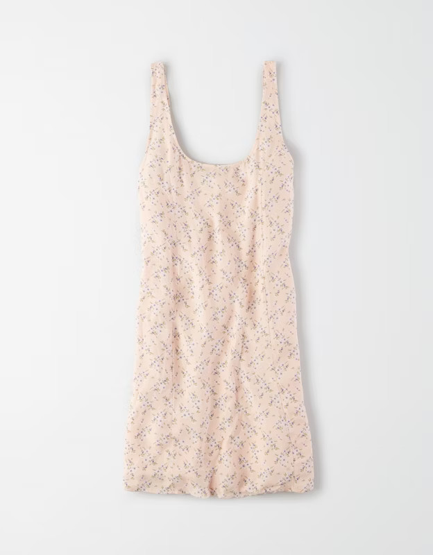AE Scoop Neck Mini Slip Dress | American Eagle Outfitters (US & CA)