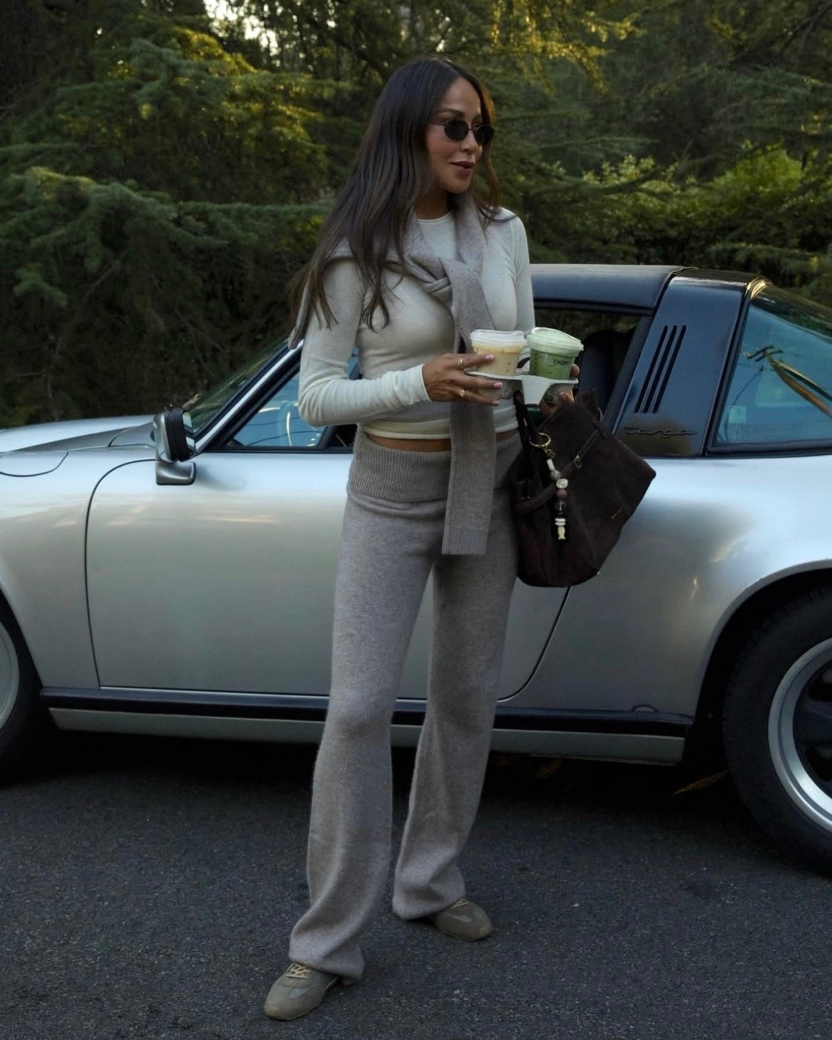 Coffee run in the comfiest knit set. ☕️

#LTKActive #LTKootd