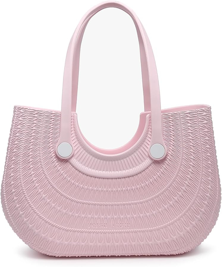 Blythe All Textured Rubber Beach Bag Lightweight Waterproof Washable Durable Travel Tote for Boat... | Amazon (US)