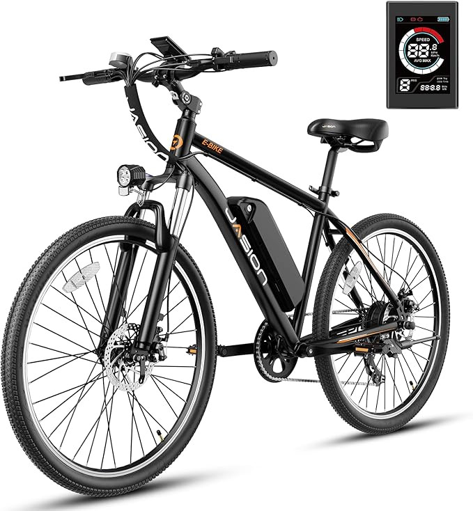 Jasion EB5 Electric Bike for Adults with Peak 500W Brushless Motor, 40Miles 20MPH Commuting Elect... | Amazon (US)