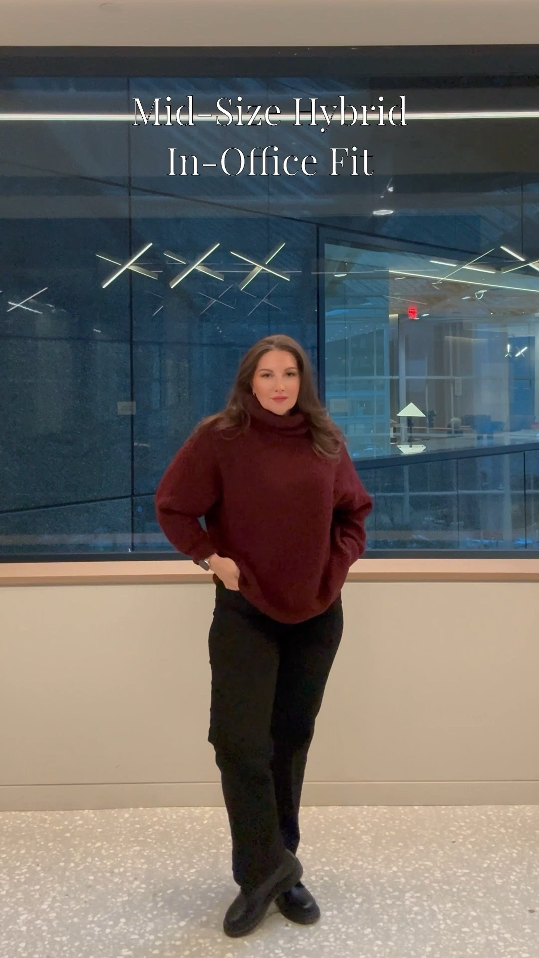 My in-office hybrid workday fit. Cozy layers, warm sweaters and clunky boots. Everything linked below ⬇️ 

#LTKMidsize #LTKootd #LTKSaleAlert