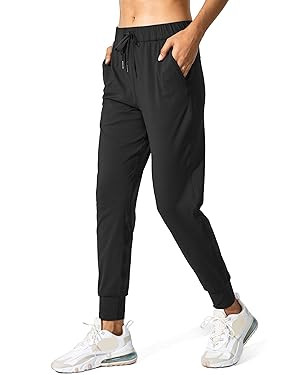 SANTINY Women's Joggers Pants Pockets Drawstring Running Sweatpants for Women Lounge Workout Jogg... | Amazon (US)