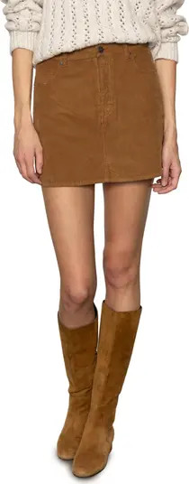 Briar Stretch Cotton Corduroy Miniskirt | Nordstrom