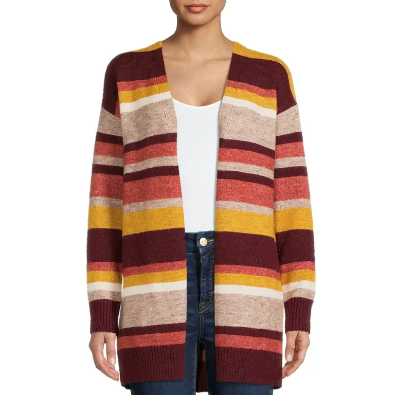 Time and Tru Women's Open Cardigan - Walmart.com | Walmart (US)