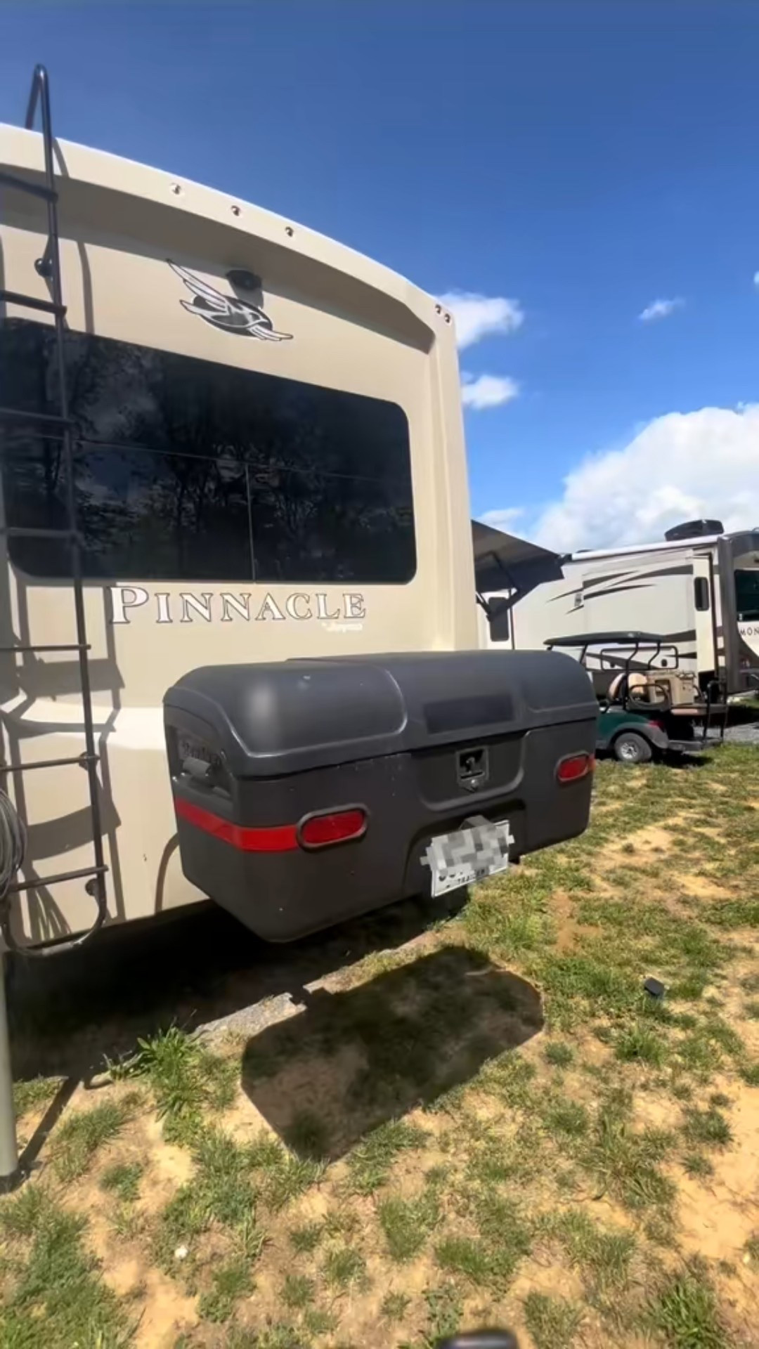 Traveling season is upon us and this is a MUST HAVE! Keeps luggage dry and what makes it better is the swing arm so you can still access the back of your car. 

#LTKTravel #LTKSeasonal #LTKMens