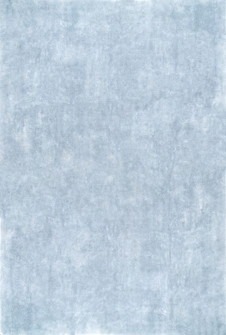 Light Blue Washable Solid Shag 2' x 3' Area Rug | Rugs USA