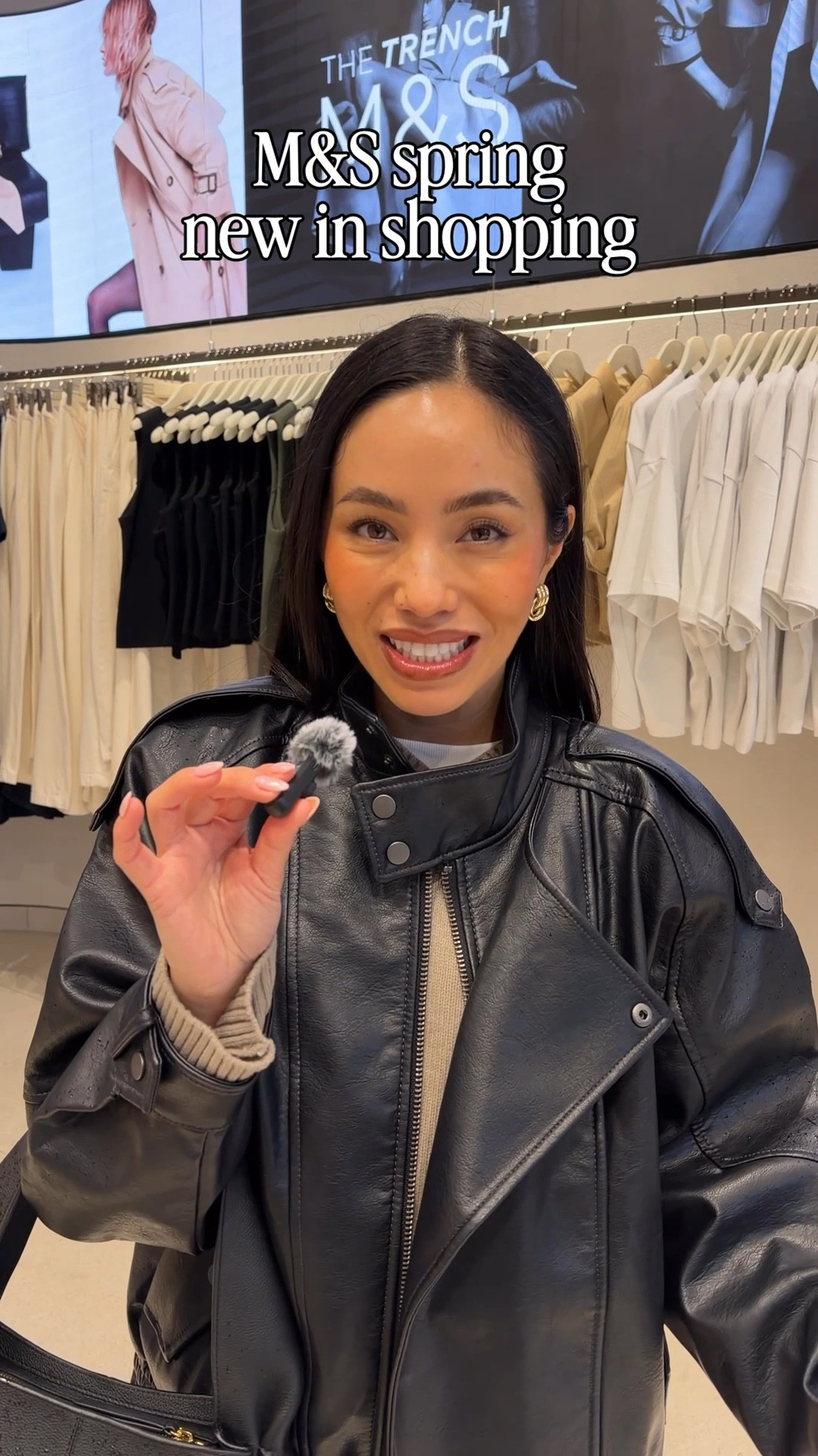 M&S new in spring shopping 🧥✨ 

Trench coat, white jeans, spring new in, spring fashion, black biker jacket 

#LTKootd #LTKspring