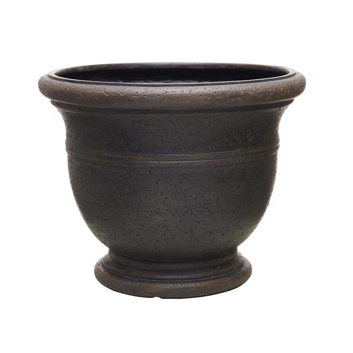 19" Jean Pierre Planter, Brownstone | Wayfair North America