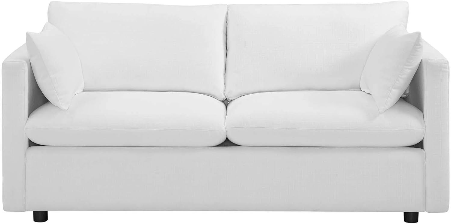Amazon.com: Modway EEI-3044 Activate Contemporary Modern Fabric Upholstered Apartment Sofa Couch ... | Amazon (US)
