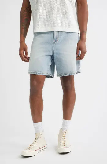 Elwood Trail Cotton Denim Shorts in Pale Blue at Nordstrom Rack, Size 40 | Nordstrom Rack