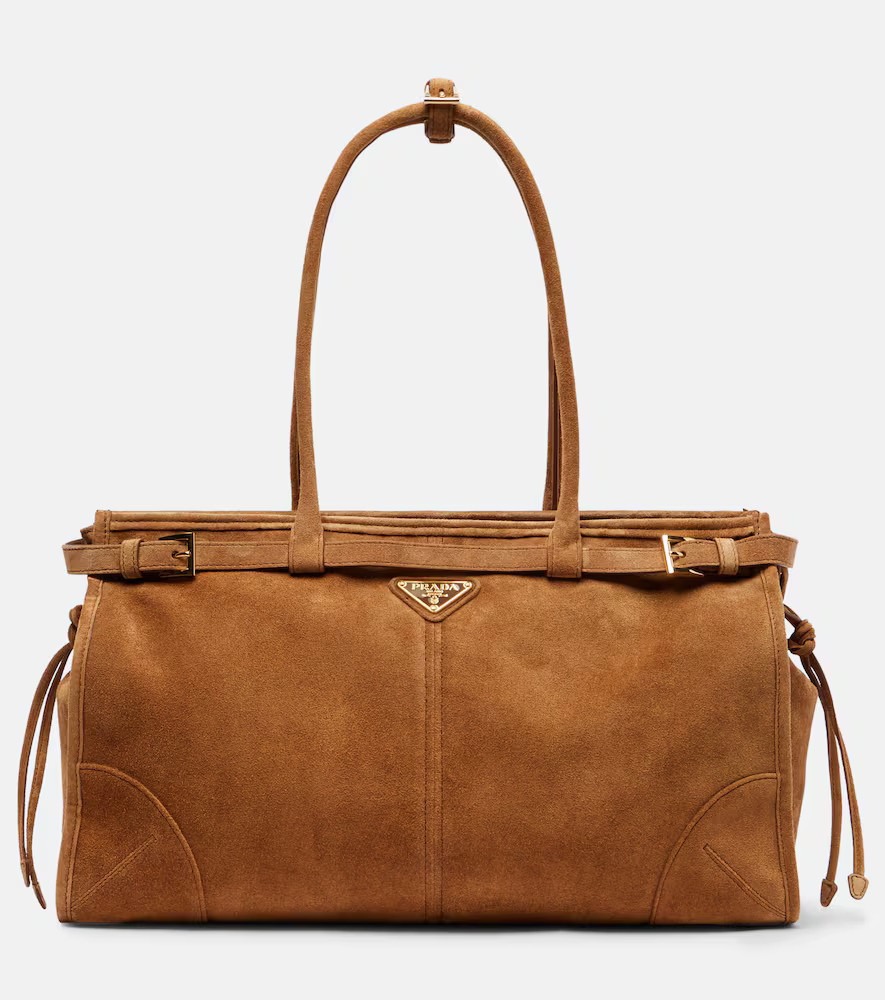 Prada Prada Bonnie Large suede tote bag | Mytheresa (US/CA)