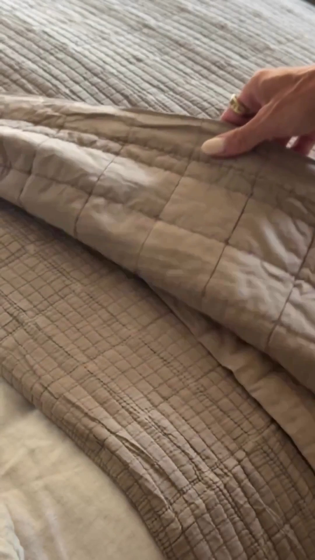 This stonewashed cotton quilt set truly is that good!! It’s ultra soft, oversized, and has beautiful crinkle box stitch. It’s reversible as well allowing you to switch up the look of your bedding as you please! I’ve orders multiple times. This is the mocha brown! 

#LTKSaleAlert #LTKHome