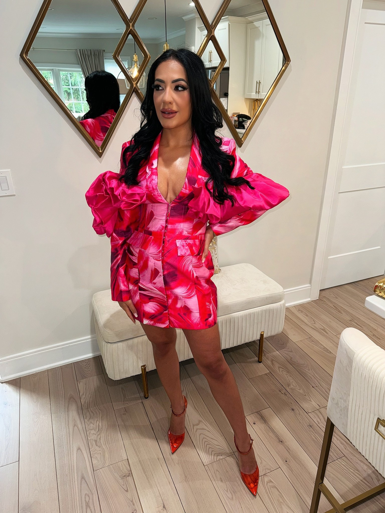 Dress is from ELIYA the Label (an Australian brand that doesn’t participate with LTK…sorry 😩). This exact dress is for sale on Poshmark in a M. I’m wearing a S @ 5’1” 🌺🧡 check out the other options I’ve linked as well! 

#LTKParties #LTKPetite #LTKSummerEdit