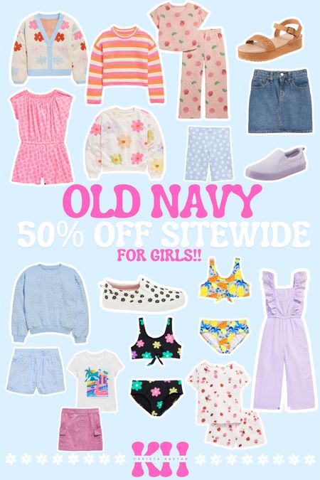Old Navy is 50% off sitewide with the CUTEST kids clothes!! Especially for the girls!!

Kids clothes, kids spring, spring finds, spring fashion, kids fashion, girls clothes, girls swim, sale alert, girls fashion, girls shorts, girls skirt, Jean skirtt

#LTKkids #LTKSeasonal #LTKswim