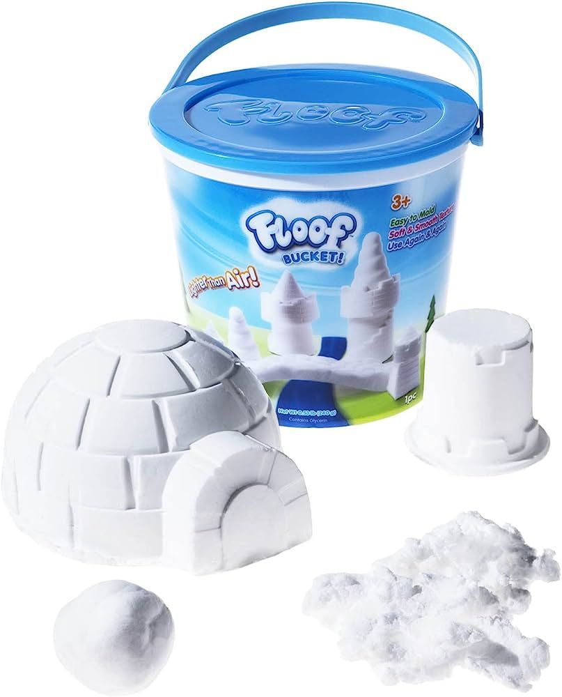 Play Visions Floof Modeling Clay- Reusable Indoor Snow - Endless Creations Possible, Mold Any Sha... | Amazon (US)