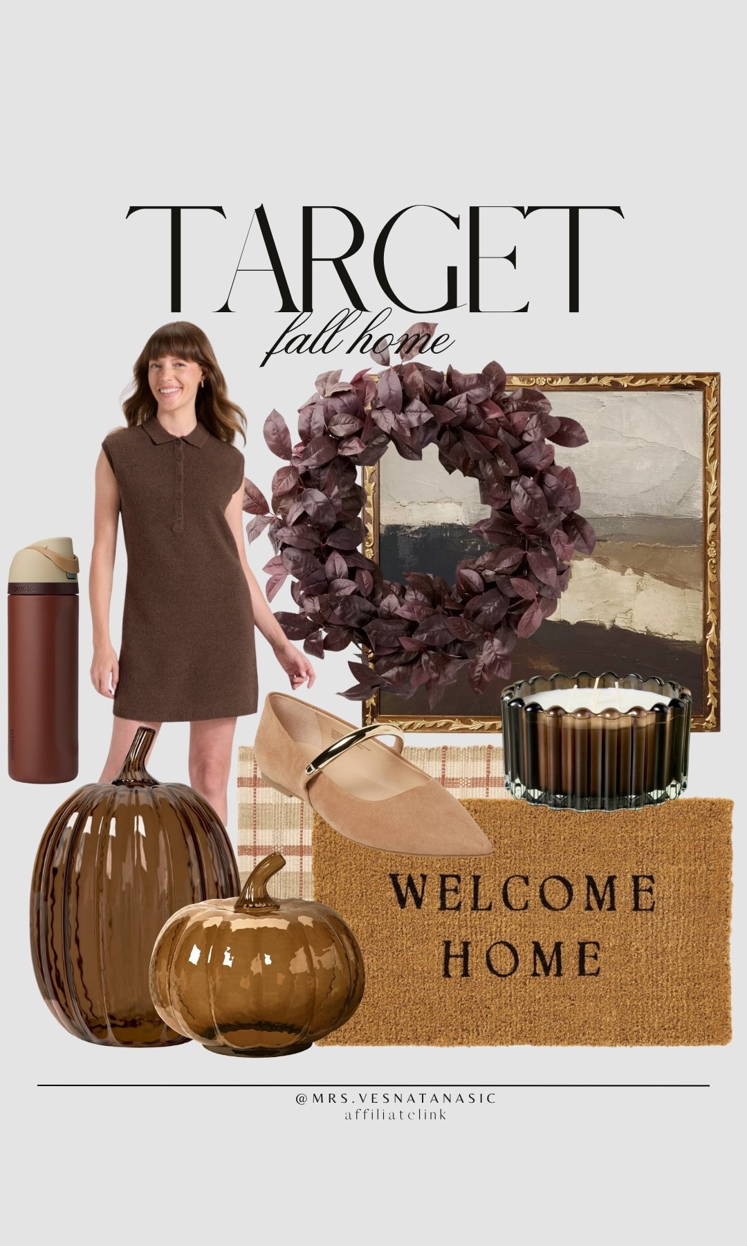 Target fall home and fashion finds! 

#home #fallhome #fallfashion #outfit #owala #pumpkin #frontporch #artwork #sweaterdress #shoes #fallstyle #autumn 

#LTKautumn #LTKHome #LTKFindsUnder100