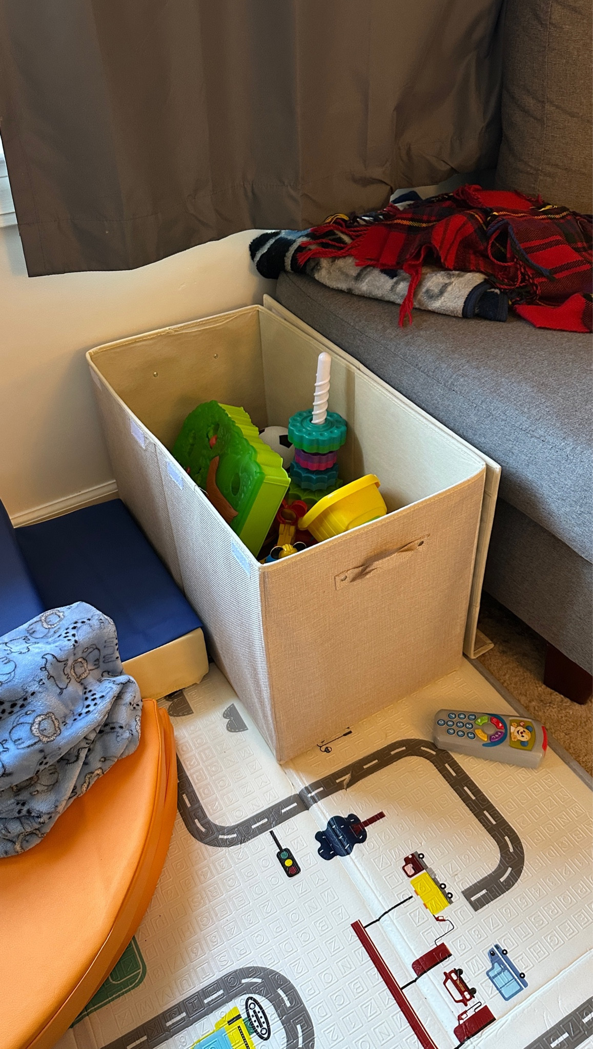 Love our new storage bin for all of my toddler’s toys! You can use it for so many other things as well, not just toys! Comes in several different colors. It’s also fabric and folds up and down really easily.

#storage #organization #toyorganization #toystorage

#LTKHome #LTKKids #LTKFamily