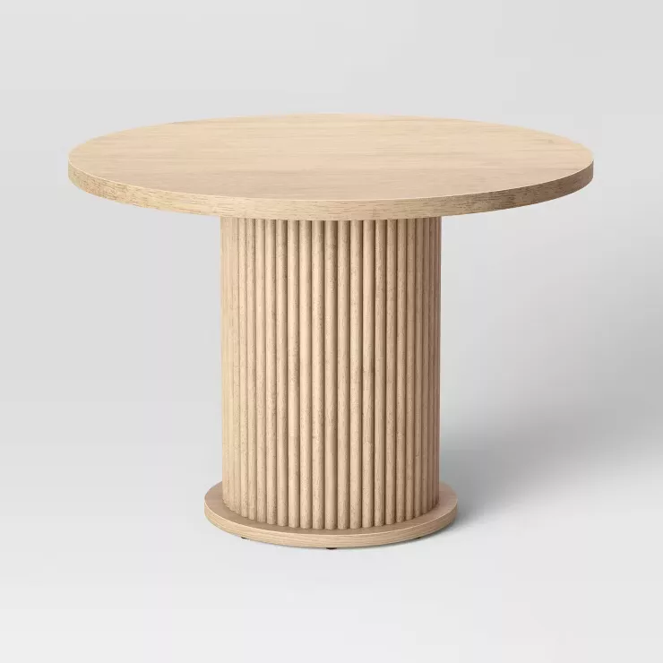 Linden round deals pedestal dining table