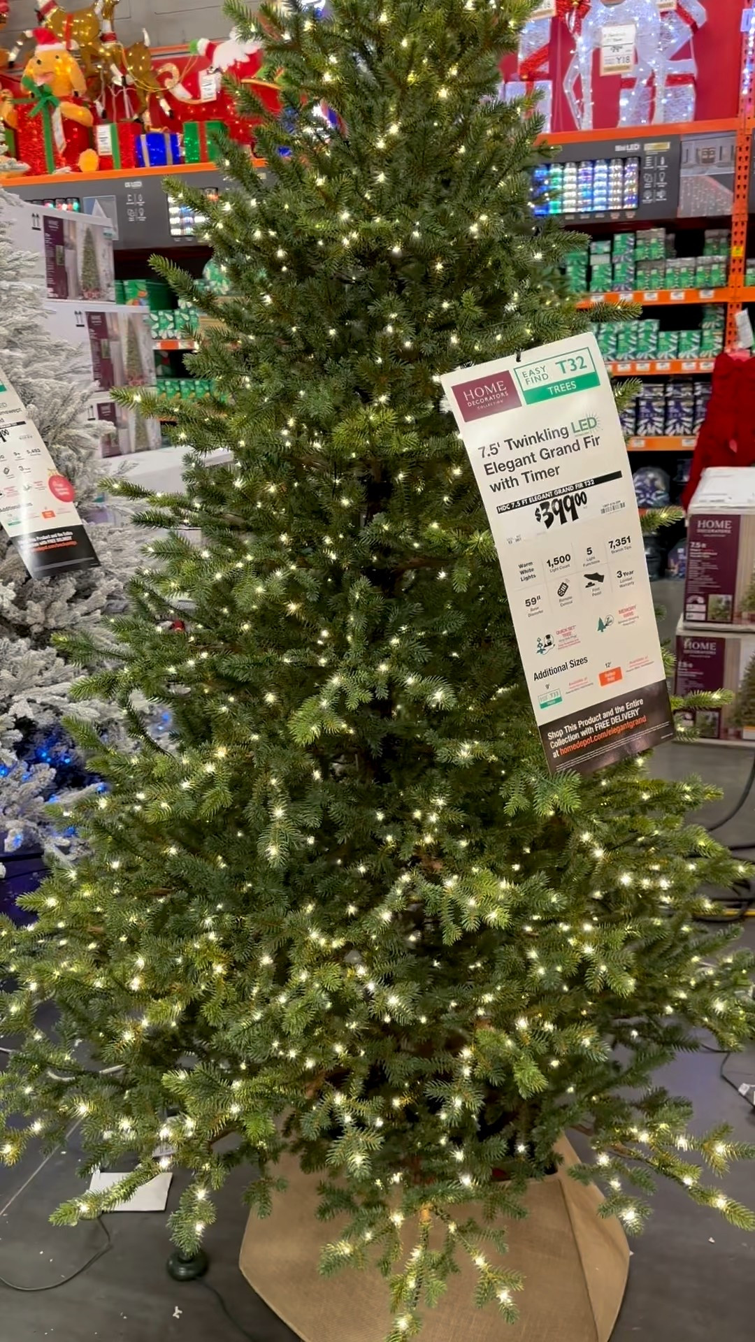 Stopped in at Home Depot and they have some great realistic faux Christmas twinkle light trees.  

Christmas greenery, Christmas tree, Christmas home decor 

#LTKStyleTip #LTKSeasonal #LTKHome