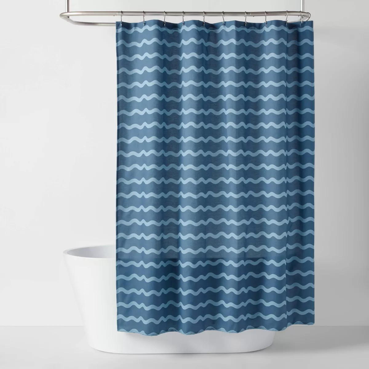 Wave Kids' Shower Curtain Blue - Pillowfort™ | Target