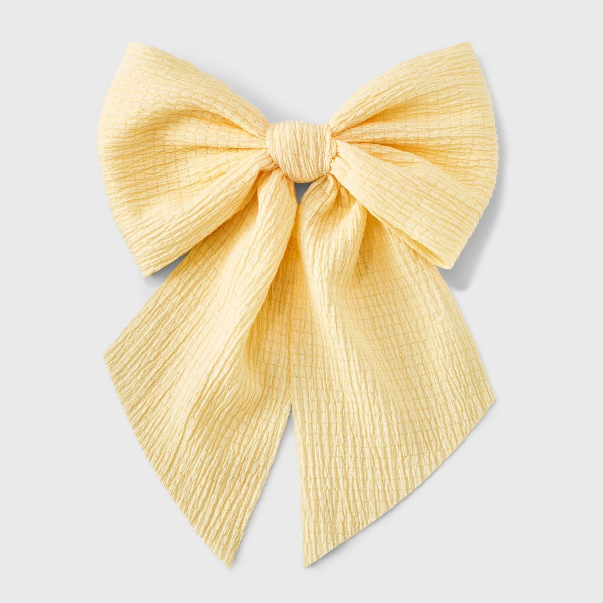 Crinkle Bow Hair Barrette - A New Day™ | Target