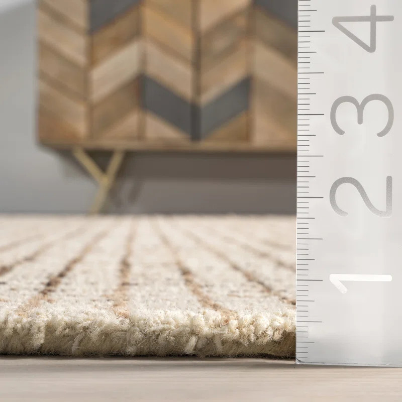 Arvin Olano x Rugs USA Melrose Checked Wool Area Rug | Wayfair North America