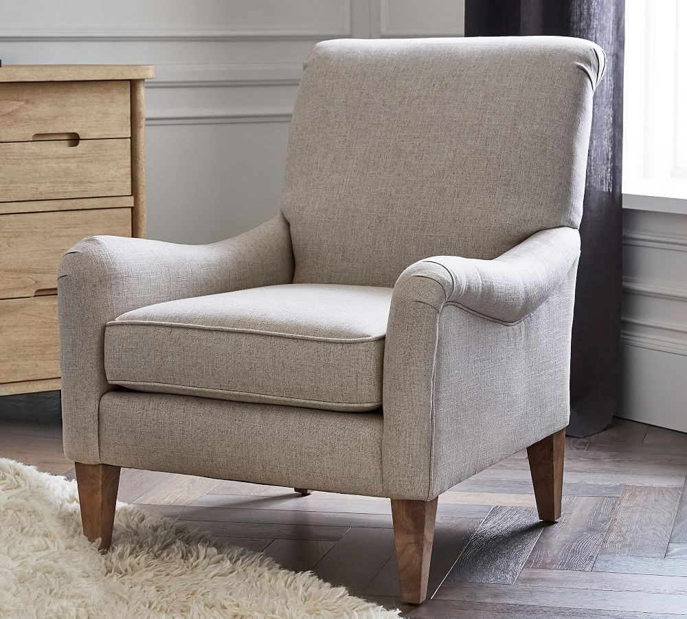 Saylor Upholstered Armchair | Pottery Barn (US)