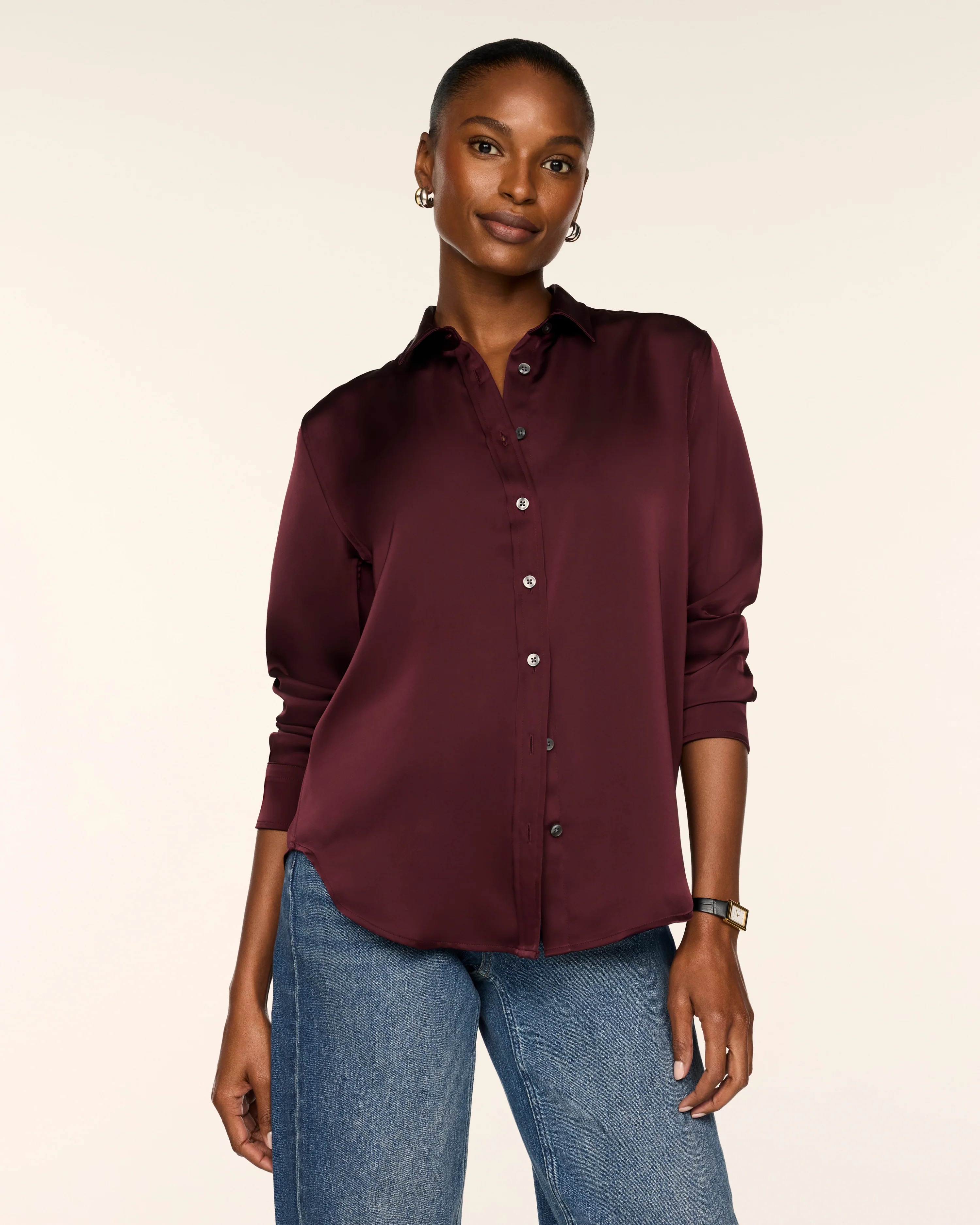 Silky Smooth Button Down | Spanx