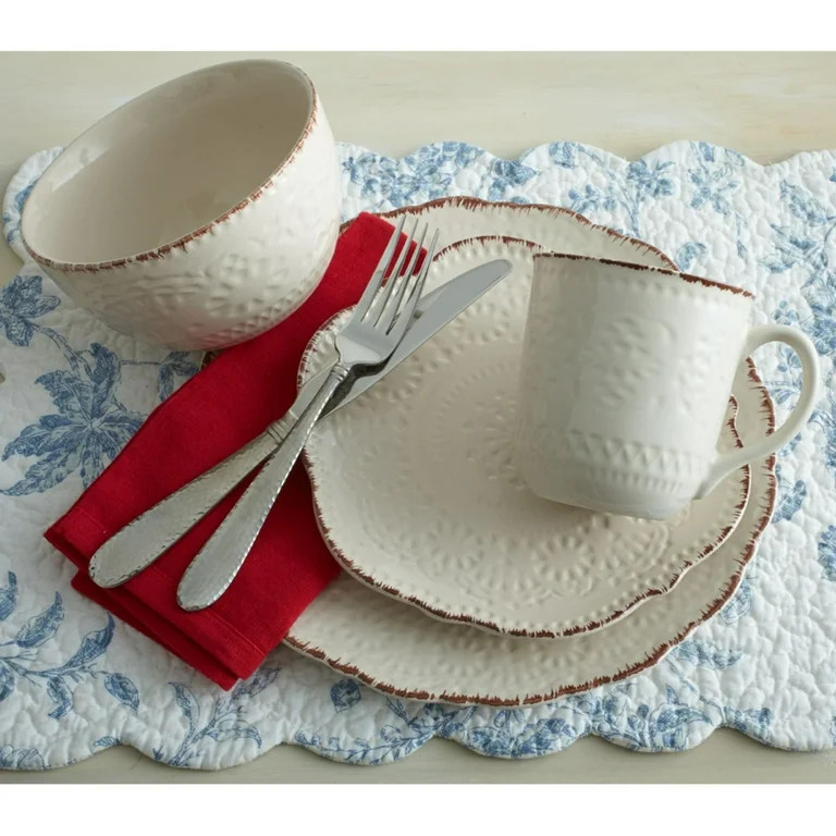 Pfaltzgraff® Chateau Cream 16-Piece Dinnerware Set - Walmart.com | Walmart (US)