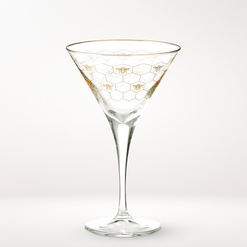 Honeycomb Martini Glasses, Set of 4 | Williams-Sonoma