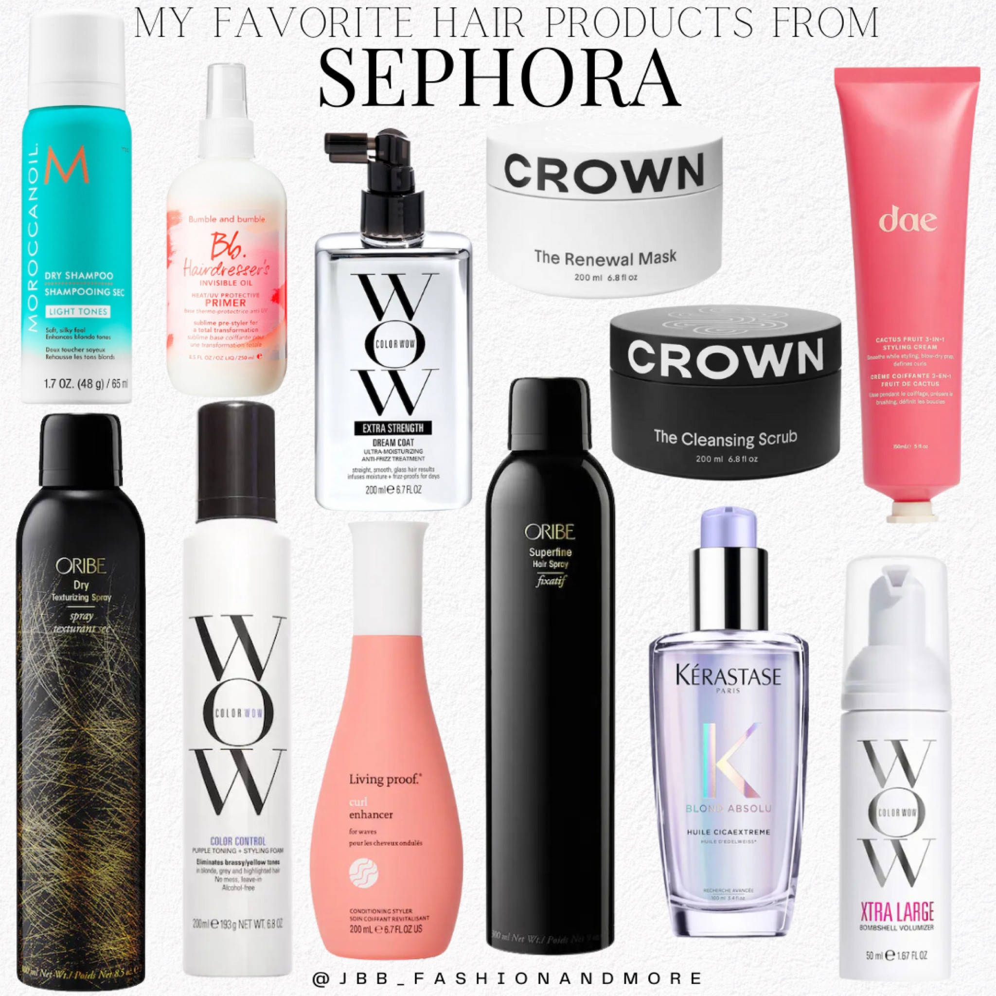 Favorite hair products from Sephora!! 

#LTKxSephora #LTKstyletip #LTKbeauty