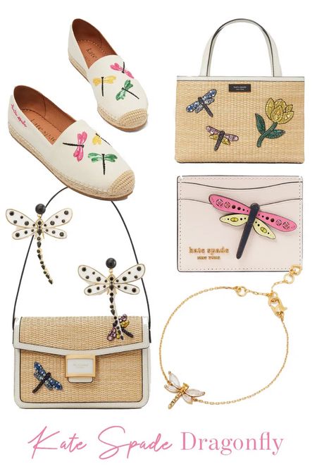 Kate Spade Dragonfly Collection

I recently found out what dragonflies symbolize when a friend of mine sent me a personal story about it. In addition to dragonflies being a symbol in many countries representing change, rebirth, happiness, and good luck, they’re also pretty to look at. These accessories below add a hint of spring to any outfit with pastel shades and raffia/straw details. Shop dragonfly shoes, purses, and jewelry. 

#LTKstyletip #LTKitbag #LTKunder100