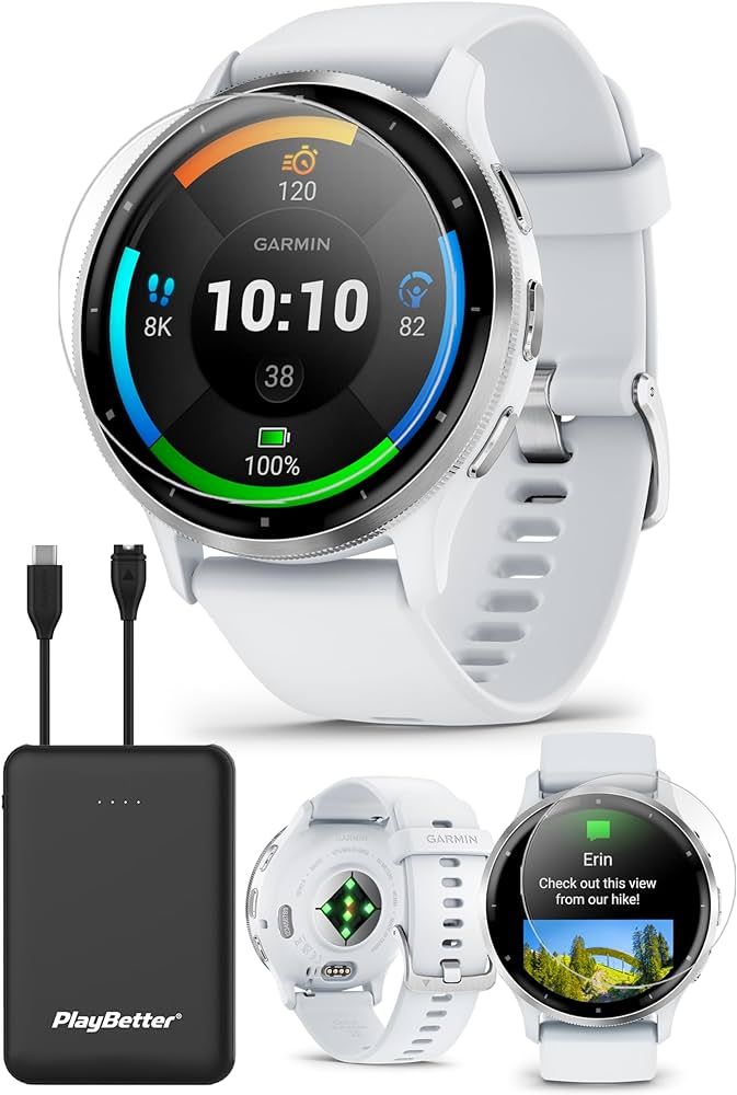 Amazon.com: Garmin Venu 3S (Silver/Sage Gray) Health & Fitness GPS Smartwatch | AMOLED Touchscree... | Amazon (US)