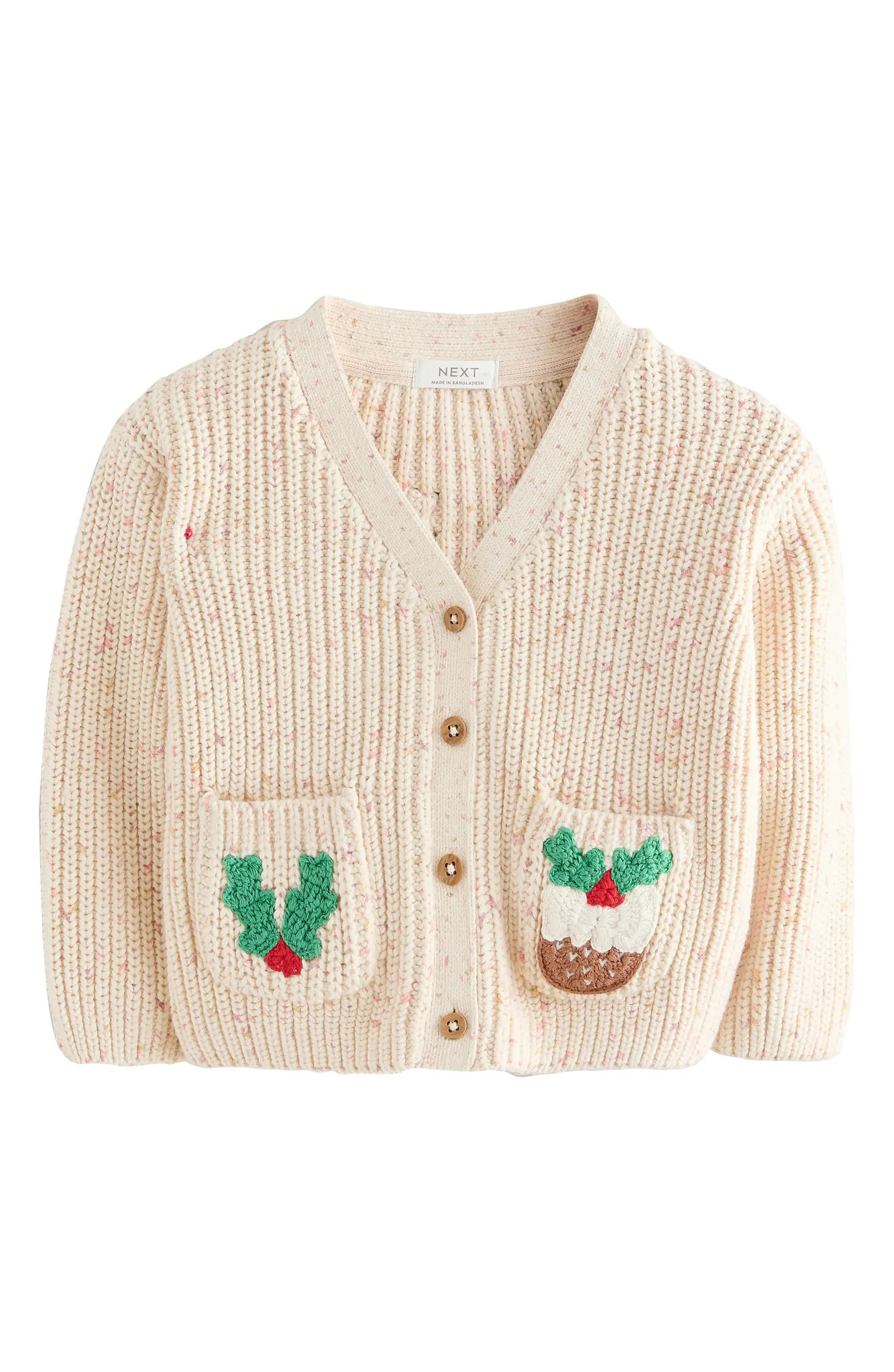 Kids' Christmas Pocket Cardigan | Nordstrom