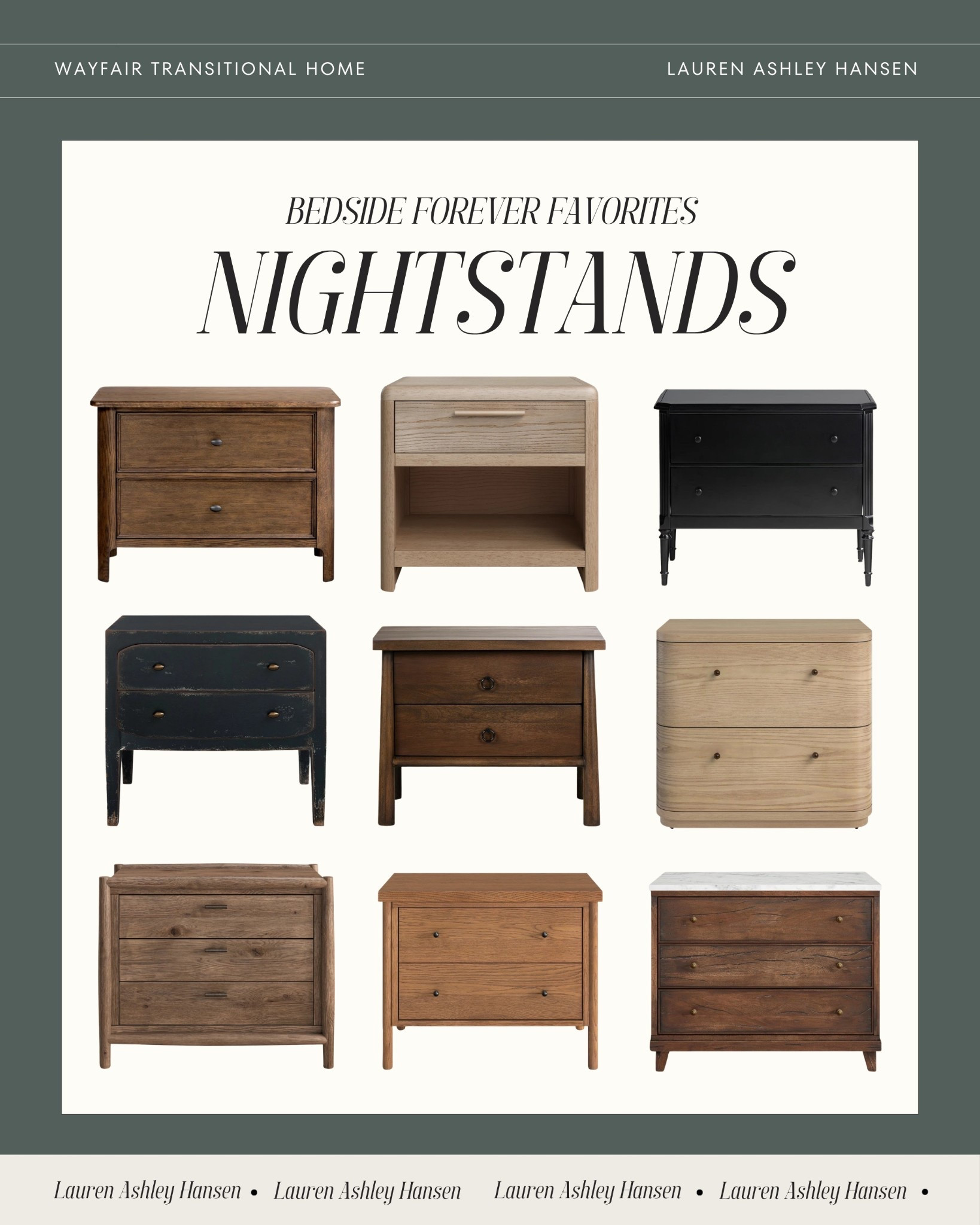 When it comes to certain pieces in our home, I always try to think about how timeless the pieces are and how long we will have them. All of these Wayfair nightstands are forever favorites. High-quality, timeless design, and great storage. 

#LTKHome