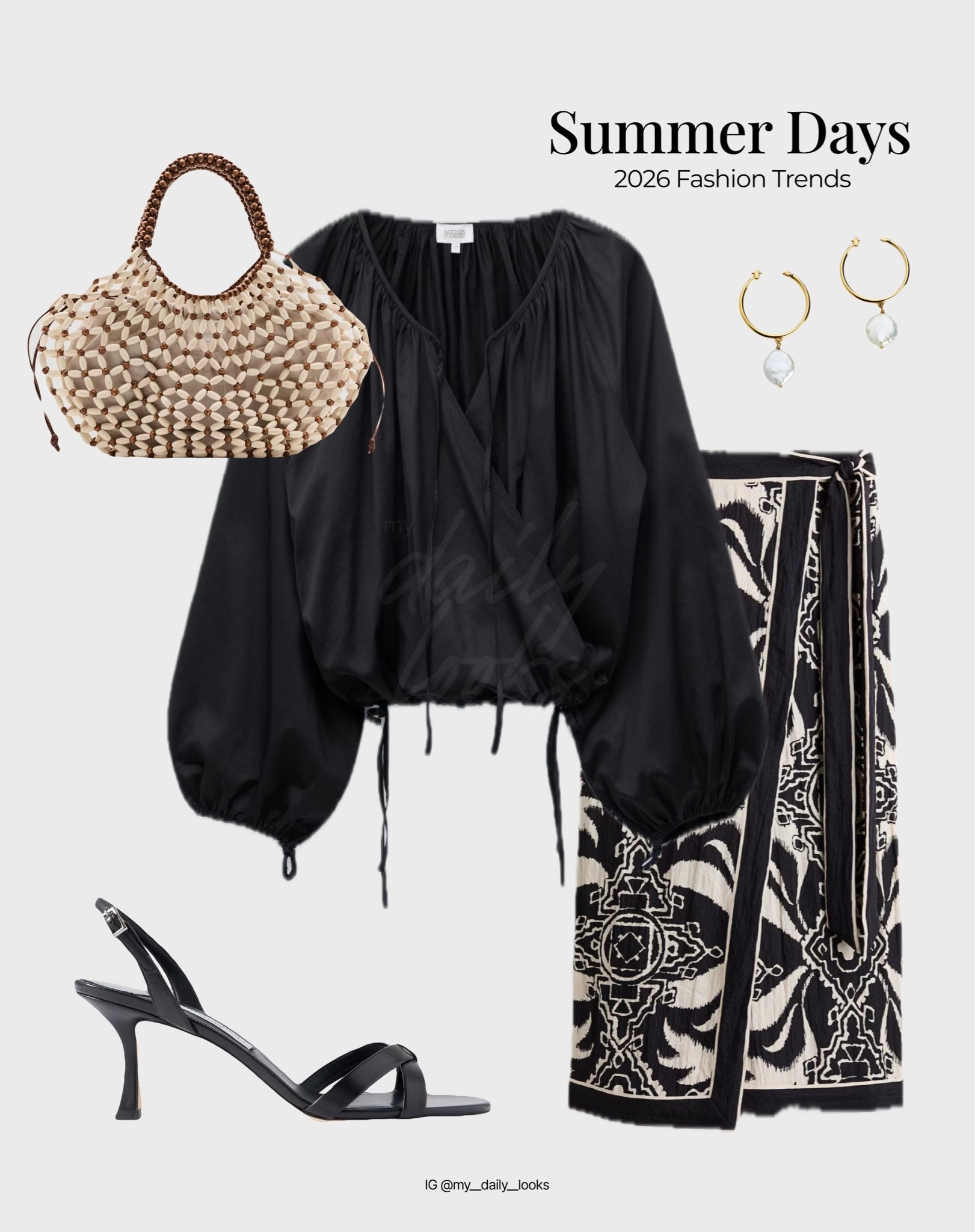 Summer blouse outfit 🖤

Tags: summer outfits, summer blouses, embroidery, satin blouse, black blouse, office look, capsule wardrobe, high street.

#LTKsummer #LTKshoes #LTKstyletip