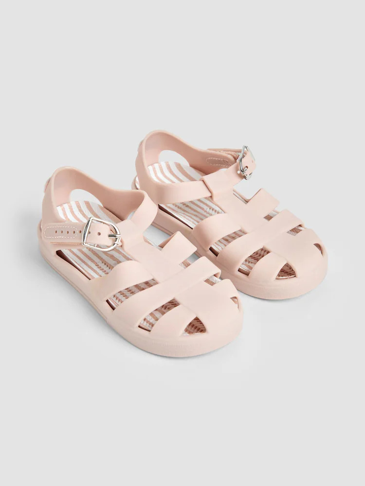 JoJo Maman B\u00e9b\u00e9 Neutral Beige Jelly Sandals | Next US