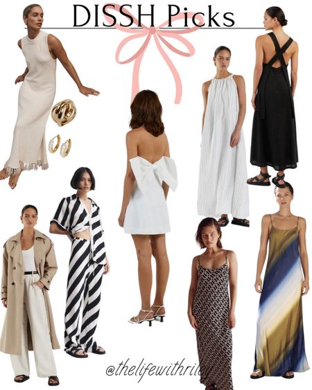 Late Summer / Early Fall Picks from DISSH 

Where I’m at it will still be warm for a while but I like to start embracing some more muted tones 

Neutral aesthetic, maxi dress, silk satin, slip dress, linen dress, linen maxi, knit dress, bow dress, white dress, black dress, trench coat, two piece set, matching set, silk maxi dressed gold ring, gold hoops 

#LTKstyletip #LTKSeasonal #LTKFind