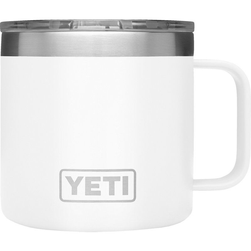 YETI Rambler 14 oz DuraCoat Mug White - Thermos Cups And Koozies at Academy Sports | Academy Sports + Outdoor Affiliate