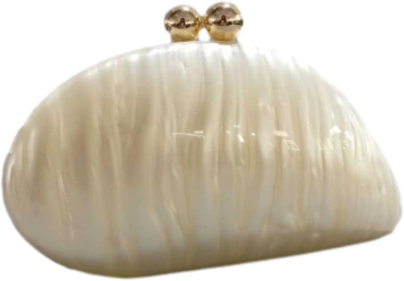 Acrylic Luxury Marble Evening Bag Clutch Purses For Women Suitable For Party Cocktail Prom Weddin... | Amazon (US)