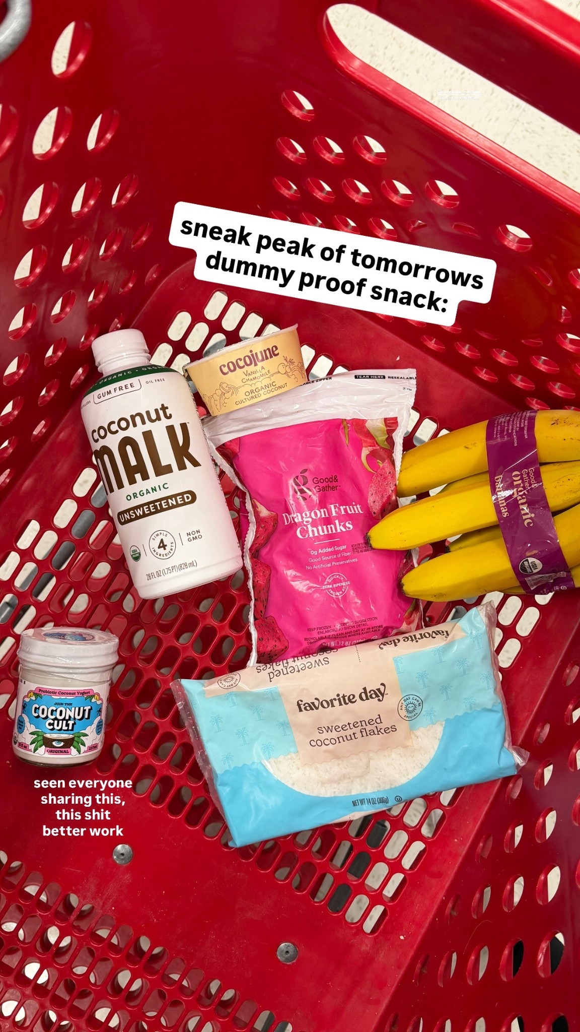 Coconut Açaí Smoothe recipe 👇🏻 

🍉 Dragon Fruit 
🥛 Coconut milk
🍌 1 Banana
🥥 2 scoops of ka’chava coconut açaí 
🍇 Raspberries
🧊 Ice 

Coconut yogurt (side of glass)
Coconut flakes (on top)




#LTKfoodie #LTKselfcare #LTKfitnessgoals