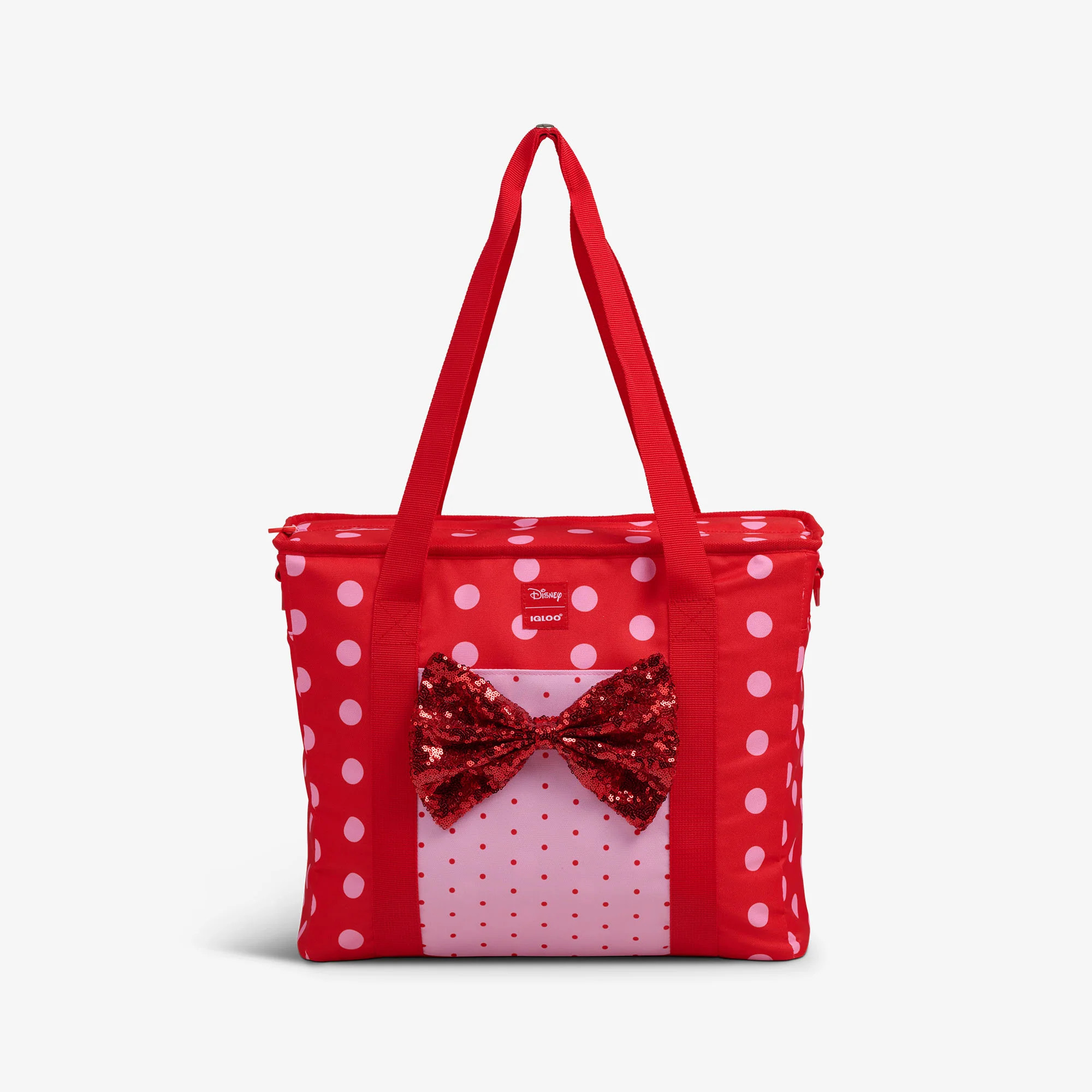 Disney Minnie Mouse Polka Dots Dual Compartment Tote Cooler Bag | Igloo Coolers
