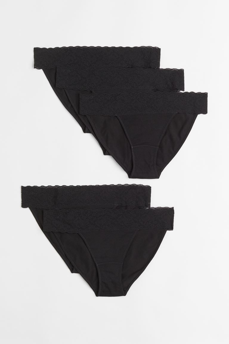 5-pack Jersey Bikini Briefs | H&M (US + CA)