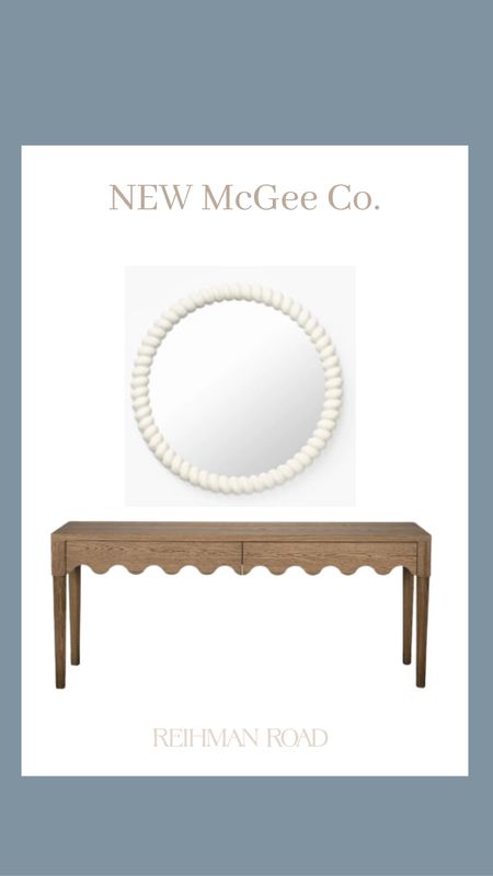 This scalloped console is so good! And the mirror too! 

#LTKover40 #LTKhome