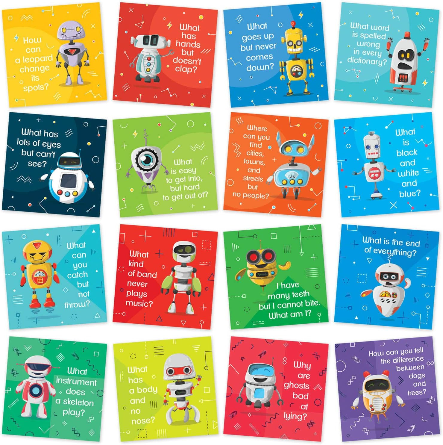 Lunch Box Notes for Kids - 60 Fun Robot Riddle Cards for Boys and Girls Lunchbox - Create Memorab... | Amazon (US)