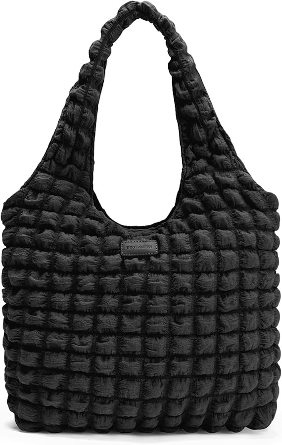 BOSTANTEN Small Puffer Bag for Women Lightweight Hobo Handbag Bubble Puffy Shoulder Purse for Tra... | Amazon (US)