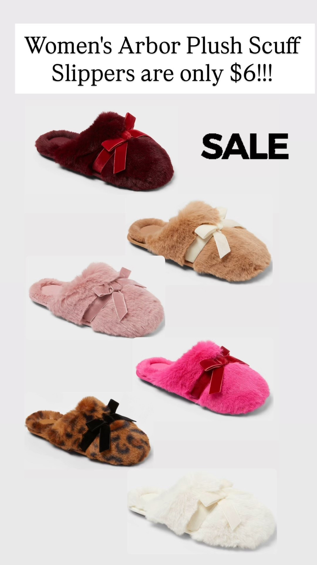 Obsessed with these slippers! Only six dollars for these slippers! Love all the color options! 

#LTKShoeCrush #LTKHoliday #LTKSaleAlert