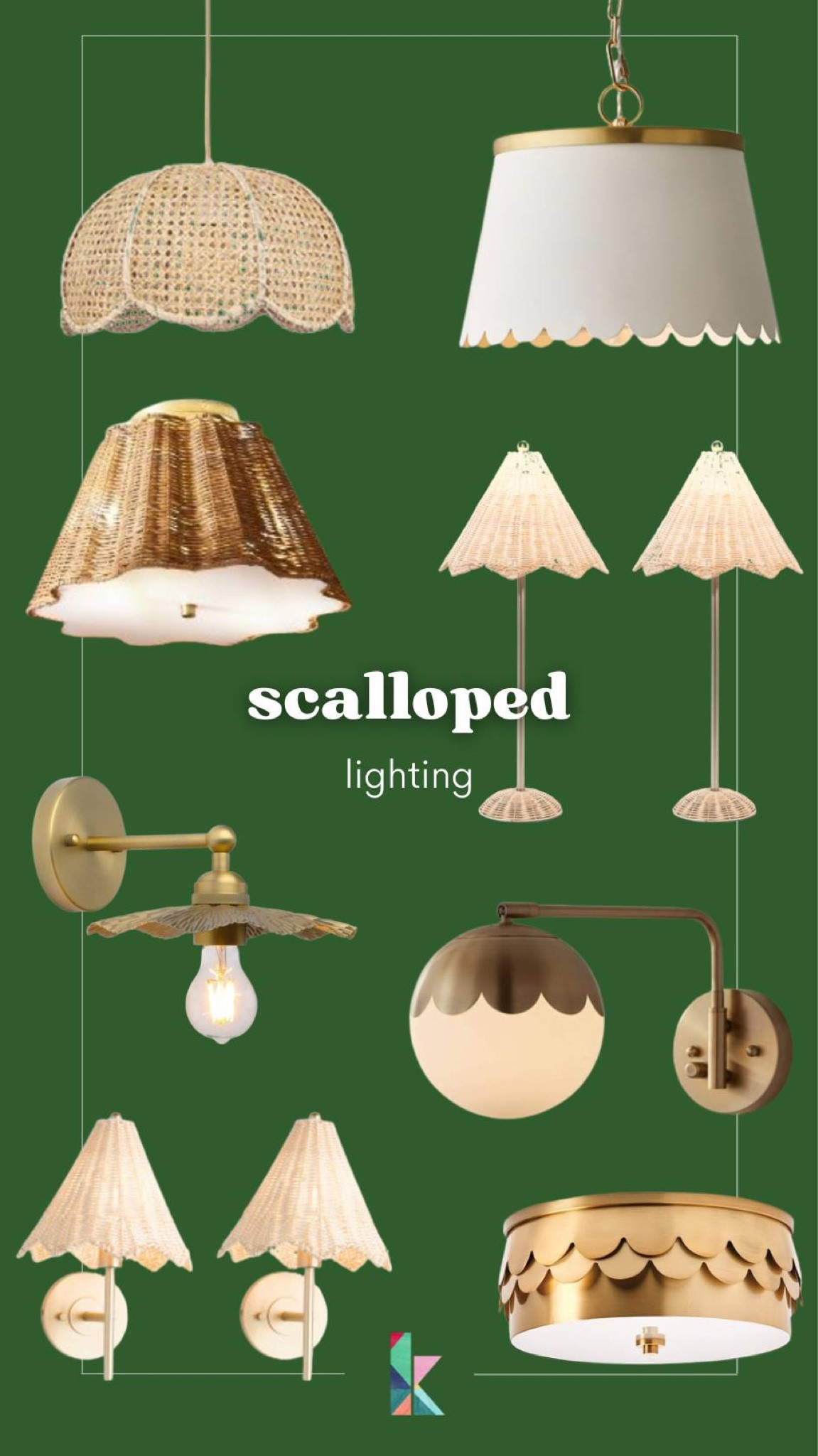 Have I mentioned that I love scalloped home decor and lighting?! Scalloped lighting, scalloped lamps, scalloped sconces, scalloped light fixture, scalloped semi flush mount, scalloped pendant light

#LTKhome #LTKFind #LTKSeasonal