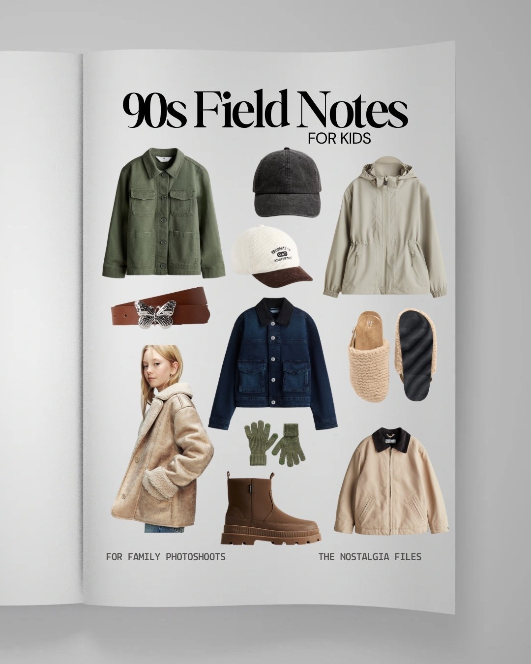 Inspired by 90s magazines for the outdoorsy folks 